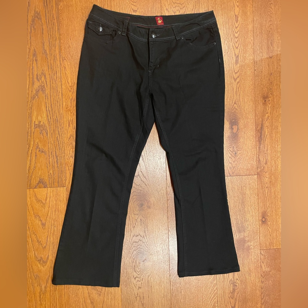 Sasson black bootcut vintage jeans 16 - Picture 4 of 5